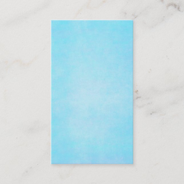 Aquamariner blauer heller visitenkarte (Vorderseite)