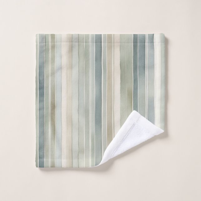 Aquamariner Blauzungenkrebs Badhandtuch Set (Waschlappen)