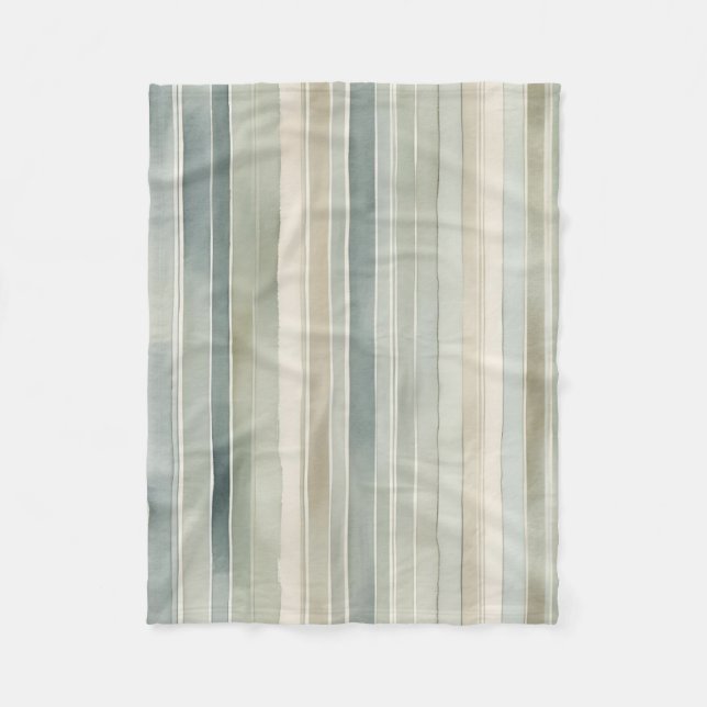 Aquamariner Blauzungenkrebs Fleecedecke (Vorderseite)