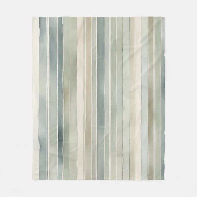Aquamariner Blauzungenkrebs Fleecedecke (Vorderseite)