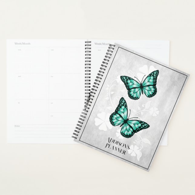 Aquamariner Butterfly-Blumenplaner Planer (Anzeige)