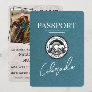 Aquamariner Colorado Passport Save the Date