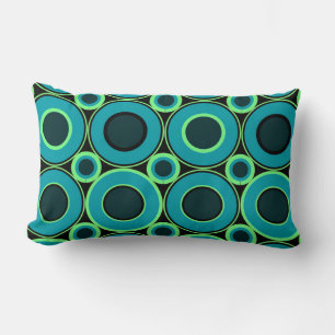 Aquamariner Donut mit Minzkissen Lendenkissen