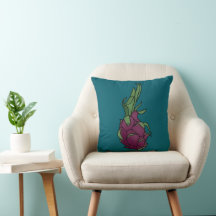 Aquamariner Dragon Frucht Kissen