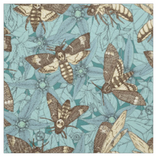 Aquamariner Falkenhawkmoth Stoff