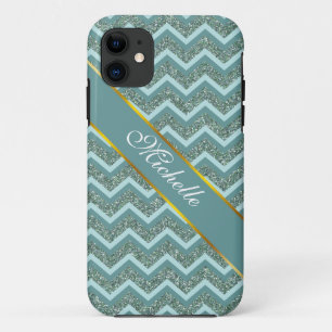 Aquamariner Glitzer Case-Mate iPhone Hülle