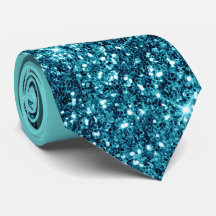 Aquamariner Glitzer Necktie