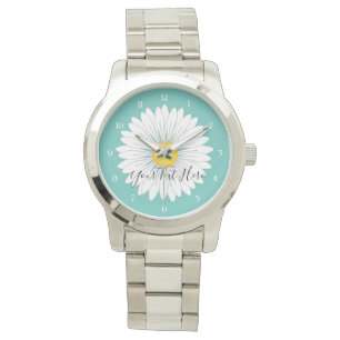 Aquamariner Hübscher kleiner Daisy Unisex Oversize Armbanduhr