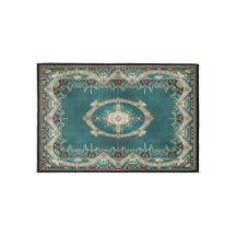 Aquamariner Jugendstil 3' x 2' Innenbereich