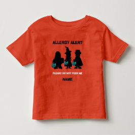 Aquamariner Kürbis personalisierter Kleinkind T-shirt