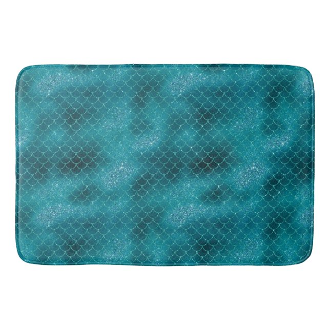 Aquamariner Mermaid Sparkon Badematte (Vorderseite)