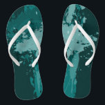Aquamariner Paint-Spritzer - Hochzeitsfeier - Flip Flops<br><div class="desc">Der aquamarine Spritzer schmückt Flip Flops, die Teil des Spritzer Hochzeitsdesigns sind. Das ganzjährig aquamarine Hochzeitsparty-Accessoire eignet sich hervorragend, um den Gästen eine Strandhochzeit zu bieten. Unterscheidet sich die aquamarin-grüne Farbe von der, die Sie sich vorgestellt haben? Ändere es! Browsen Sie im Plan to Wed Store auf Ihrem Desktop? Wählen...</div>