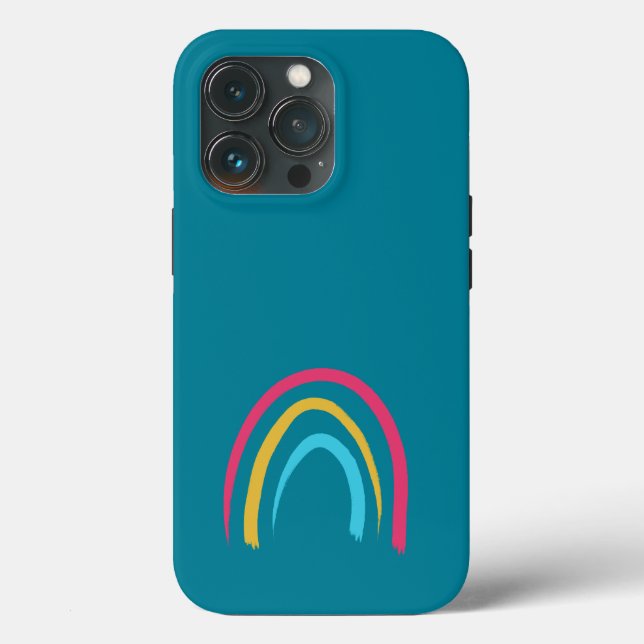 Aquamariner Regenbogen Case-Mate iPhone Hülle (Rückseite)
