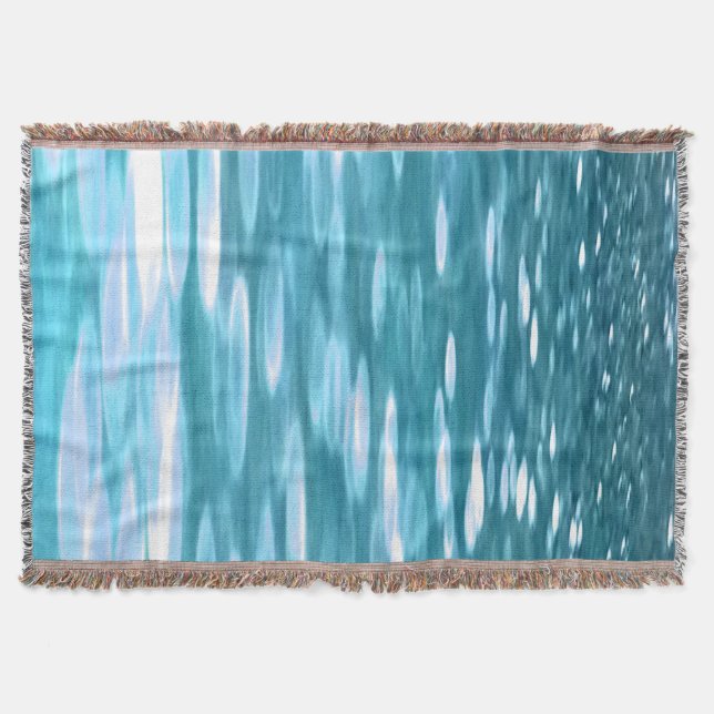 Aquamariner Schimmer Decke (Vorderseite)