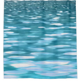 Aquamariner Schimmer Duschvorhang