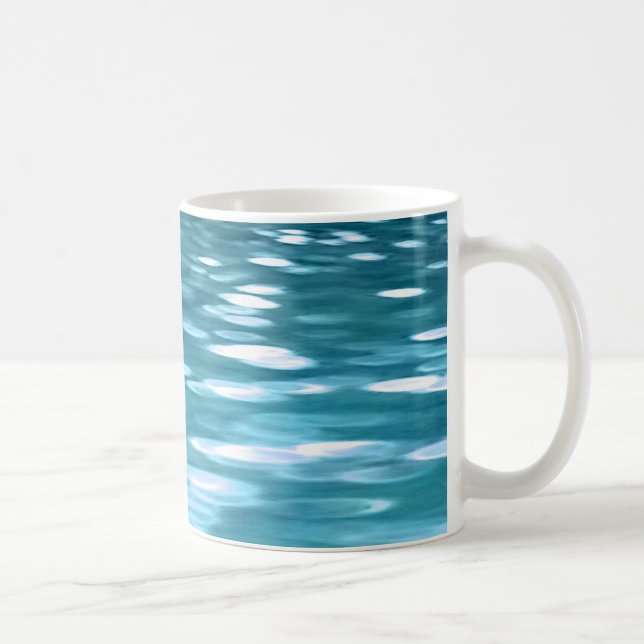 Aquamariner Schimmer Kaffeetasse (Rechts)