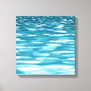 Aquamariner Schimmer Leinwanddruck
