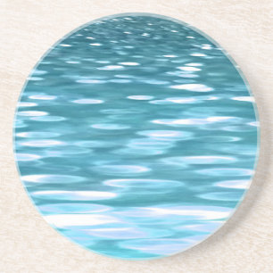 Aquamariner Schimmer Sandstein Untersetzer