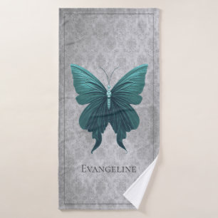Aquamariner Schmetterling Badhandtuch Set