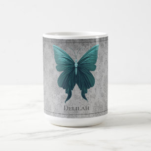 Aquamariner Schmetterling Kaffeetasse