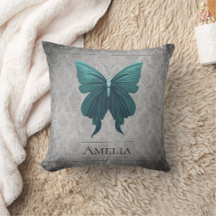 Aquamariner Schmetterling Kissen