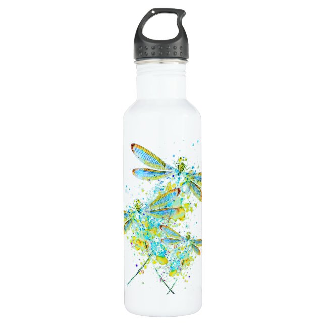 Aquamariner Spritzer Edelstahlflasche (Vorderseite)