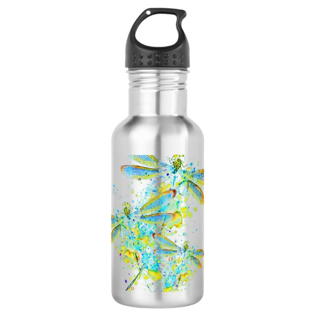 Aquamariner Spritzer Edelstahlflasche (Vorderseite)
