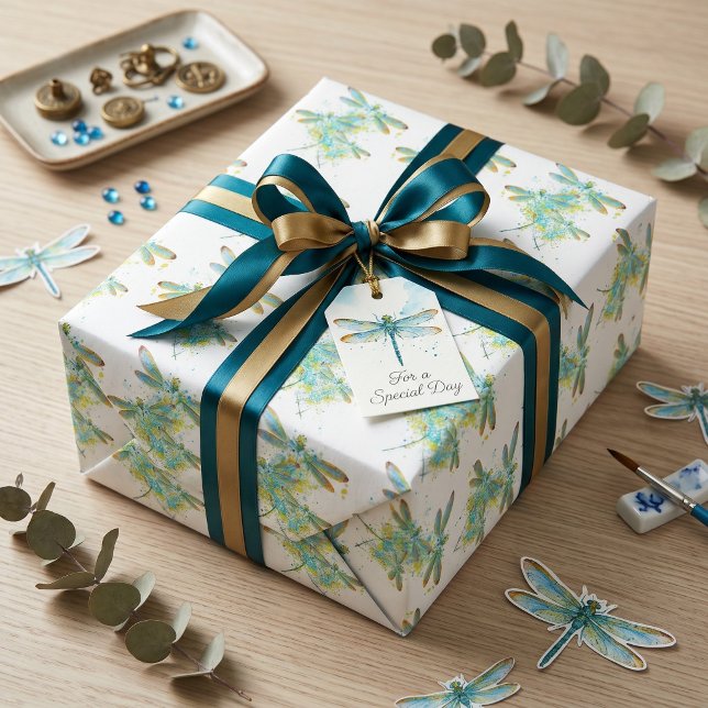 Aquamariner Spritzer Geschenkpapier (Von Creator hochgeladen)