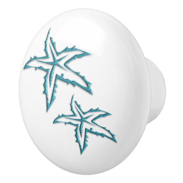 Aquamariner Starfish Keramikknauf (Rechts)