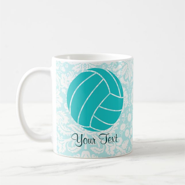 Aquamariner Volleyball Kaffeetasse (Links)