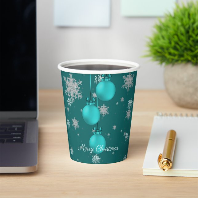 Aquamariner Weihnachtskalender Pappbecher (InSitu)