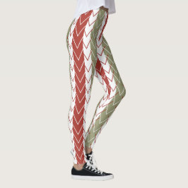 Aquamariner Zickzack Streifen Leggings