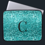 Aquamarines Aqua Turquoise Glitzer Sparkone Monogr Laptopschutzhülle<br><div class="desc">Chic Aquamarin Aqua Turquoise Glitzer Sparkle Luxury Glam Monogram Laptop Schlauch, mit fett, chunky, Imitate aqua blau (türkis aquamarin) Glitzer und Ihre maßgeschneiderte Monogramm. Bitte kontaktieren Sie uns unter cedarandstring@gmail.com , wenn Sie Hilfe beim Design benötigen oder sich nach passenden Produkten erkundigen möchten.</div>
