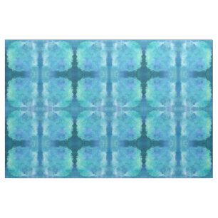 Aquamarines Aquablaues aquamarines Stoff