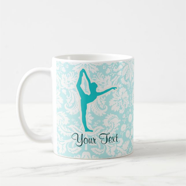 Aquamarines Ballett Kaffeetasse (Links)