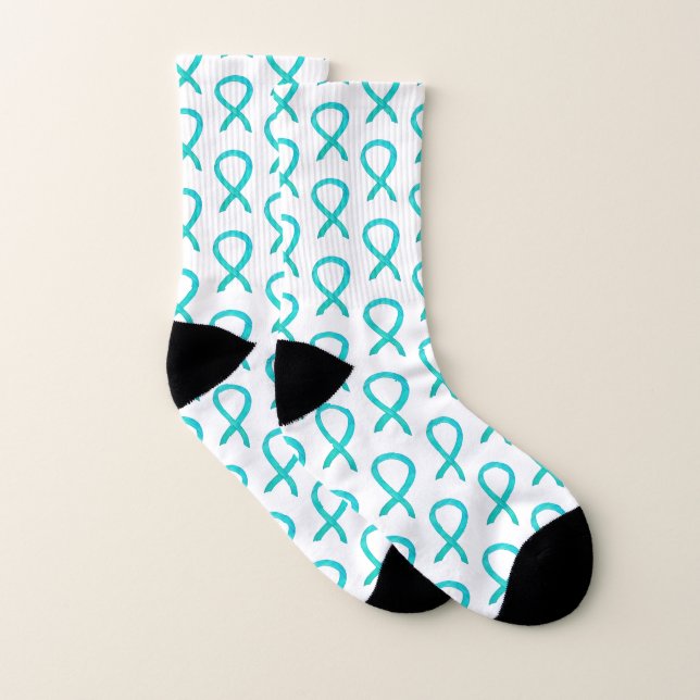 Aquamarines Bewusstsein Multifunktionsband Kunstso Socken (Paar)