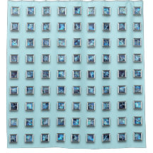 Aquamarines Blau und Golden Gem Modernes