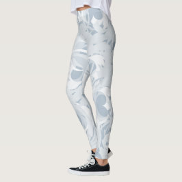 Aquamarines blaues Muster A Leggings