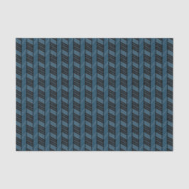Aquamarines blaues Muster Abstrakt geometrische Et Seidenpapier