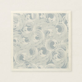 Aquamarines blaues Muster Serviette