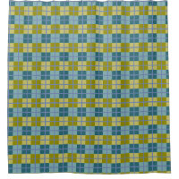 Aquamarines blaues Olive Gelbes Lila Muster