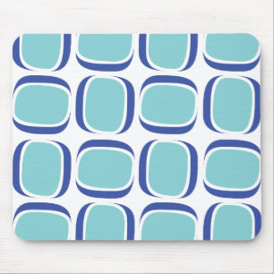 Aquamarines blaugetipptes Boxmuster Mousepad