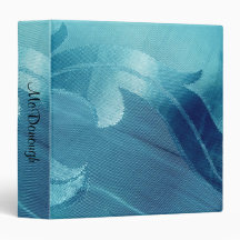 Aquamarines Blumenmuster