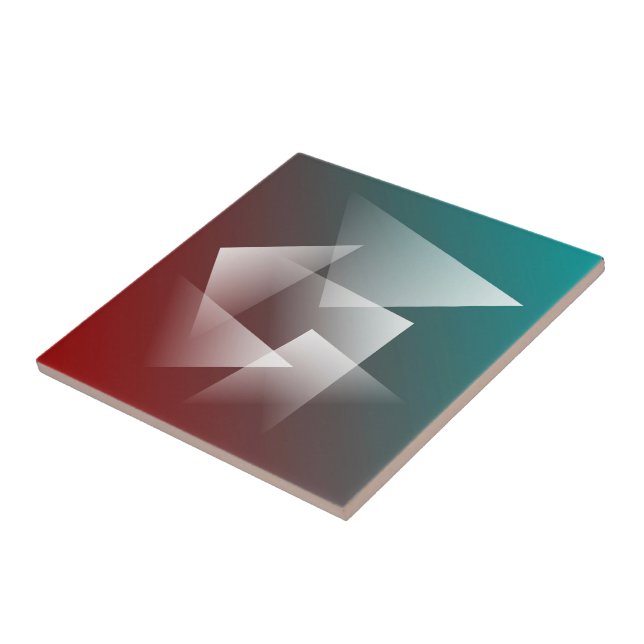 aquamarines Bordeaux Fliese (Seite)