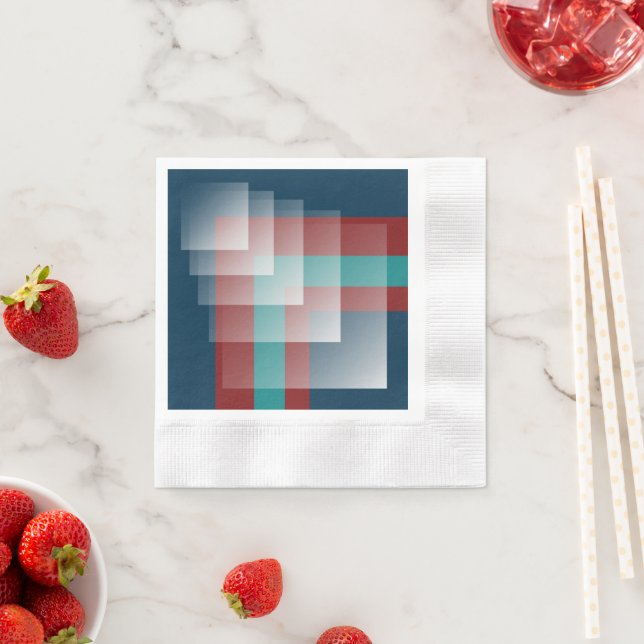 Aquamarines Bordeaux Serviette (Beispiel)