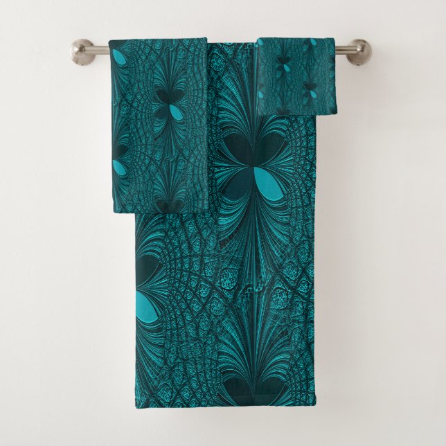 Aquamarines Dekorationsbad Badetuch Set (Insitu)