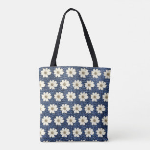 Aquamarines Design der goldenen Blumenmuster Tasche