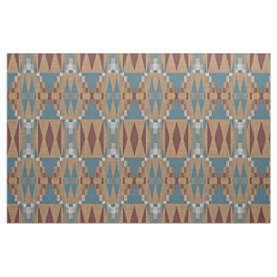 Aquamarines dunkles rotes Tan Brown ethnisches Mos Stoff