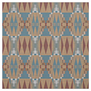 Aquamarines dunkles rotes Tan Brown ethnisches Mos Stoff