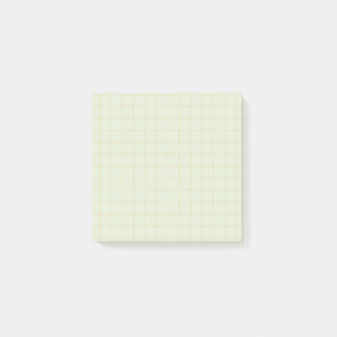 Aquamarines, eckiges Muster Soft Grid Design Post-it Klebezettel